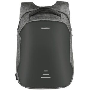 Men's Grey Backpack BAIBU Anti-Theft Breathable Laptop Bags